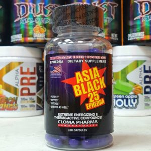 Cloma Pharma ASIA BLACK 25 EPHEDRA 100 capsules