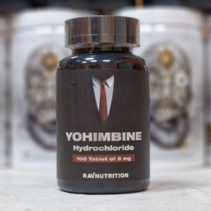 Yohimbine HCL 5mg (Ravnutrition) 100 tablet