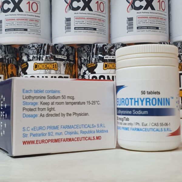 EPF EUROTHYRONIN (Liothyronine Sodium) 50 tablets 50mcg