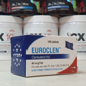 EPF EUROCLEN (Clebuterol HCL) 100 tabletes 40 mcg