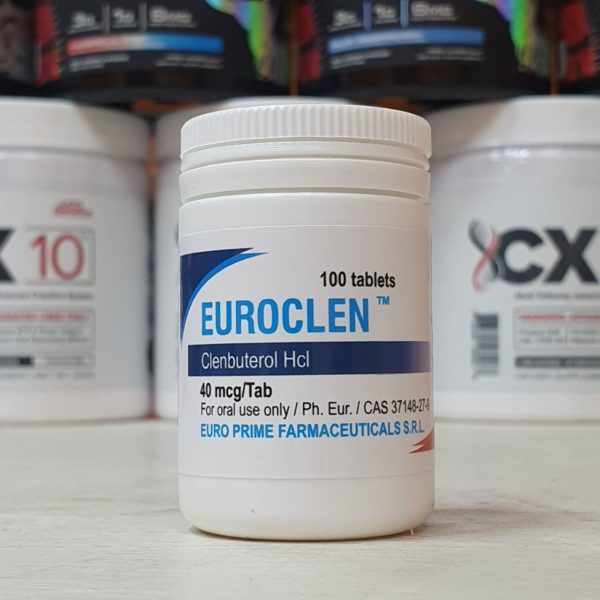 EPF EUROCLEN (Clebuterol HCL) 100 tabletes 40 mcg