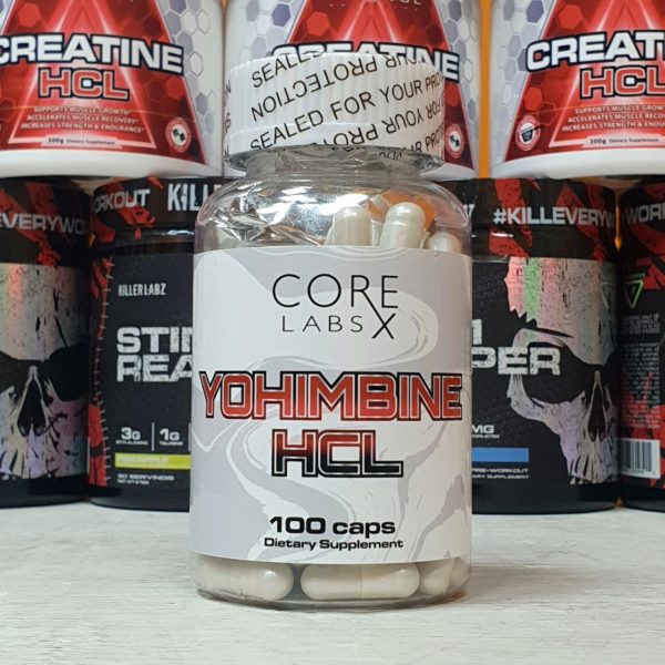 Yohimbine HCL (Core Labs X) 100 caps.