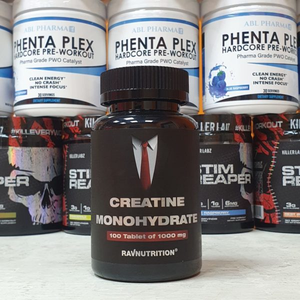 Creatine Monohydrate (Ravnutrition) 100 таблеток по 1g.