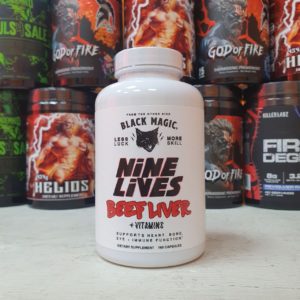 Nine Lives Beef Liver (Black Magic) 160 caps