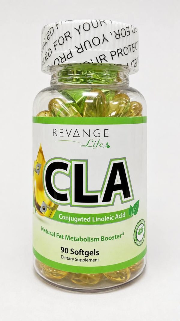 Revange Life CLA — конъюгированная линолевая кислота, 1000 мг, 90 капсул