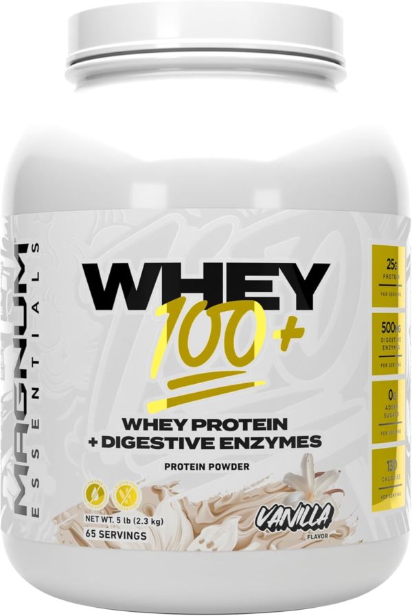 Whey 100+ от MAGNUM: Высококачественный Сывороточный Протеин для Эффективного Восстановления и Роста Мышц