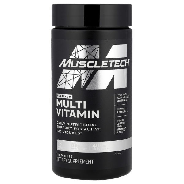 MuscleTech Platinum Multivitamin 180 таб.