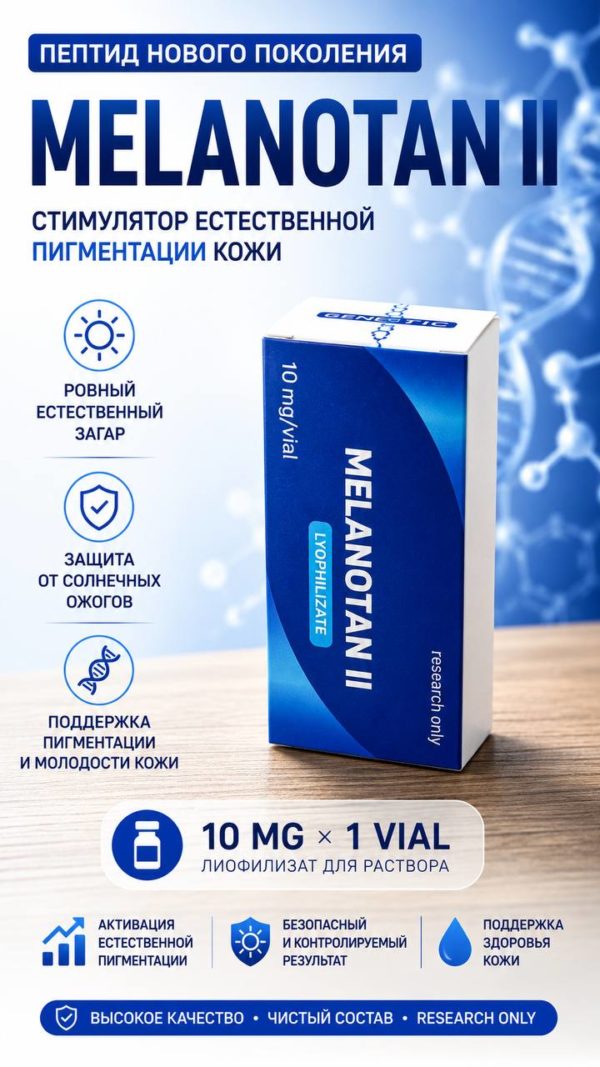 Melanotan II (MT-II) Genotech : Ваш Путь к Идеальному Загару и Защите от Солнца