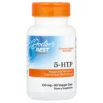 Doctor’s Best 5-HTP — Натуральный предшественник серотонина (100 мг, 60 капсул)