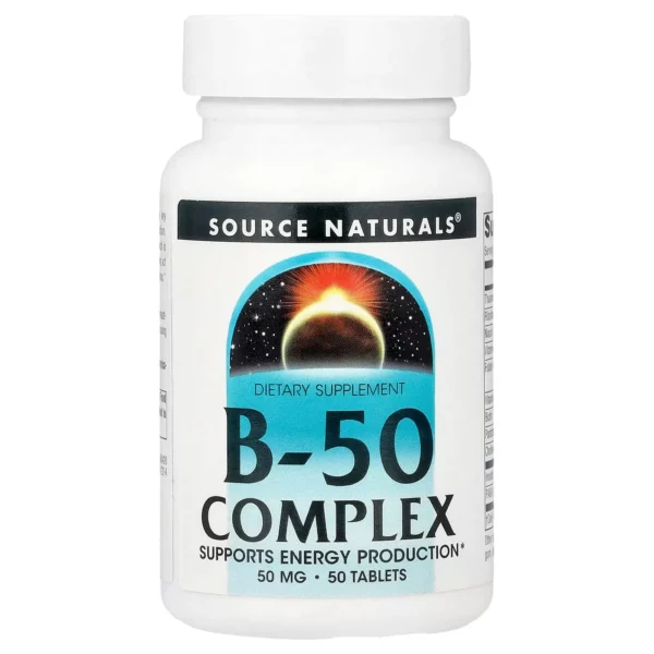 Витаминный комплекс Source Naturals B-50 Complex: Заряд бодрости и защита нервной системы
