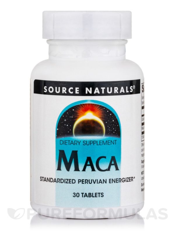 Source Naturals Мака (Maca) — Стандартизированный экстракт корня для энергии и выносливости