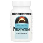 Source Naturals Прегненолон 25 мг (Pregnenolone) — Материнский гормон для энергии и молодости