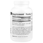 L-лизин (L-Lysine) 500 мг (Source Naturals) — 200 капсул для синтеза коллагена и выработки энергии