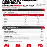 BCAA Biopharm 15000 400g: Ваш надежный помощник в росте мышц и восстановлении